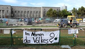 Ein Plakat aus der heißen Phase des Protests gegen Stuttgart 21